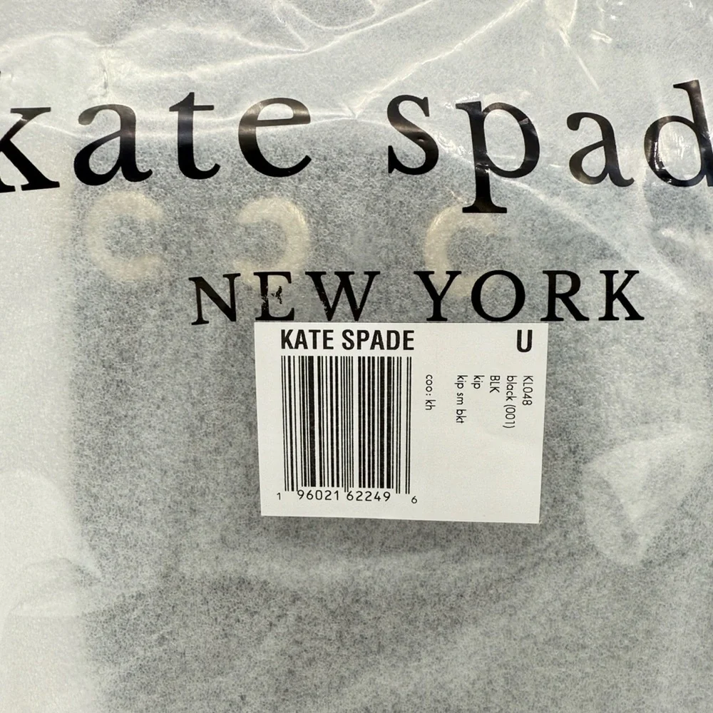 Kate Spade Kip Canvas Bucket Bag Black - Picture 9 of 15